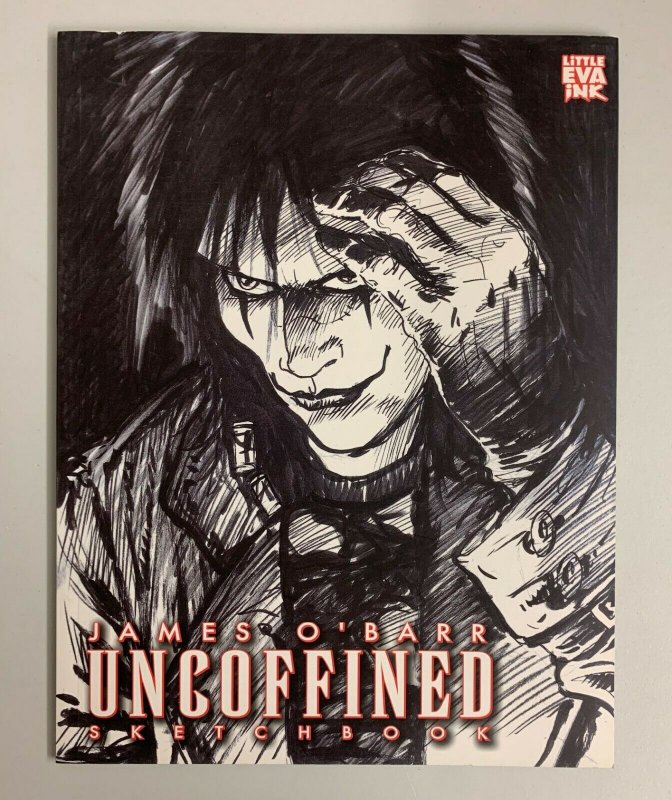 James O'Barr Uncoffined Sketch Book Papeback Signed 