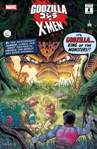 Godzilla Vs. X-Men #1 Nick Bradshaw Monster Homage Variant