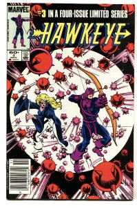 Hawkeye #3-1983-Newsstand variant-Comic Book-Marvel