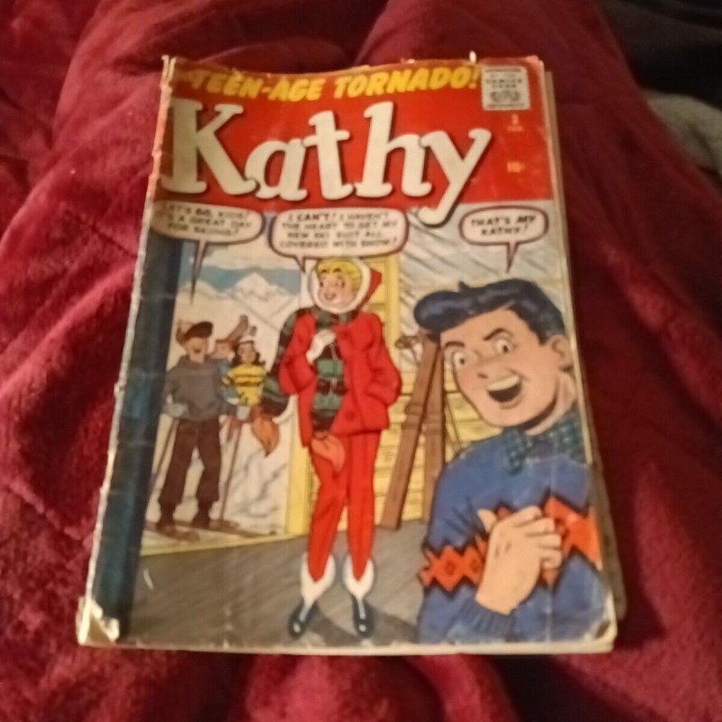 Kathy Comics 3, 7 & 15 atlas marvel comic 1962 gga Paper Dolls Stan Lee Goldberg