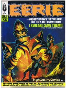 EERIE #14, Warren,Alex Toth, Vampire, Aliens, Curse,FN+