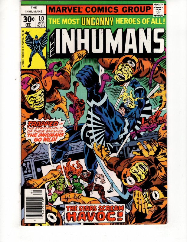 The Inhumans #10  (1977) THE STARS SCREAM HAVOK!  / ID#750