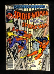 Spider-Woman (1978) #20 Vs. Spider-Man!
