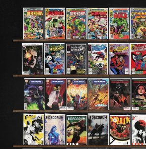 Huge Lot 150+ Comics with Decorum, Web Of Spider-Man, Star Wars & More!