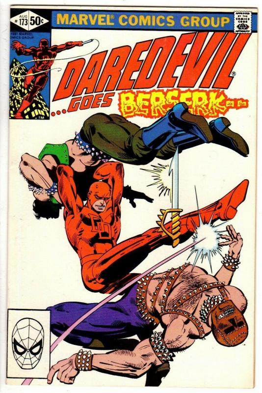 DAREDEVIL 173 VF Aug 1981 Miller classic Daredevil saga COMICS BOOK