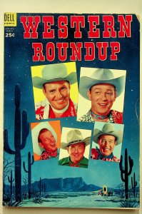 Western Roundup #5 (Jan-Mar 1954, Dell Giant Comic) - Good-
