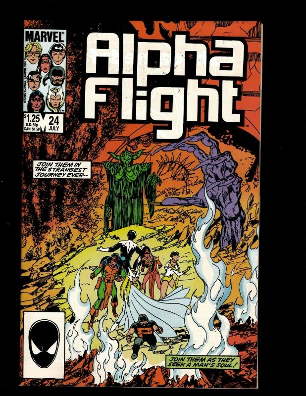 Lot of 13 Alpha Flight Comic Books #13 14 15 16 17 18 19 20 21 22 23 24 30 JF4