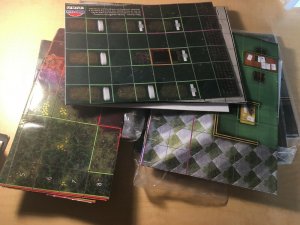 Heroclix Collection of Playmats Grid Maps and Game Terrain Marvel DC INDY MFT4