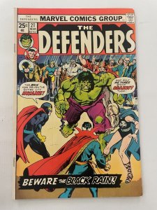 The Defenders # 21 VF Marvel Comic Book Hulk Dr. Strange Silver Surfer 32 LI7