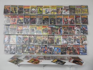 Huge Lot of 70+ Magazines W/ Eerie, The Rook, Ka-Zar, +More! Avg. FN Condition!