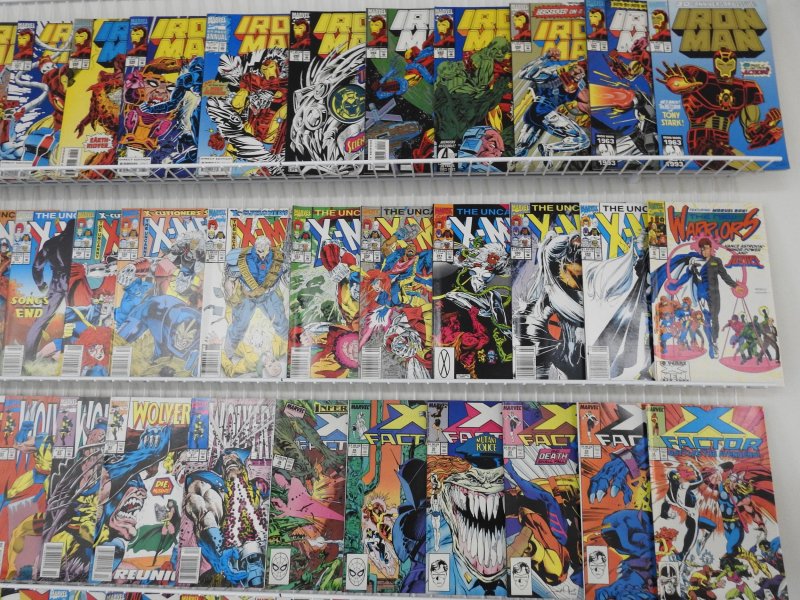 Huge Lot of 210+ Comics W/ Iron Man, Moon Knight, Wolverine Avg. FN+ Condition!