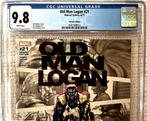 ?~MARVEL~OLD MAN LOGAN #21~?~KIA ASAMIYA~TRADE DRESS VARIANT~?~CGC 9.8~?