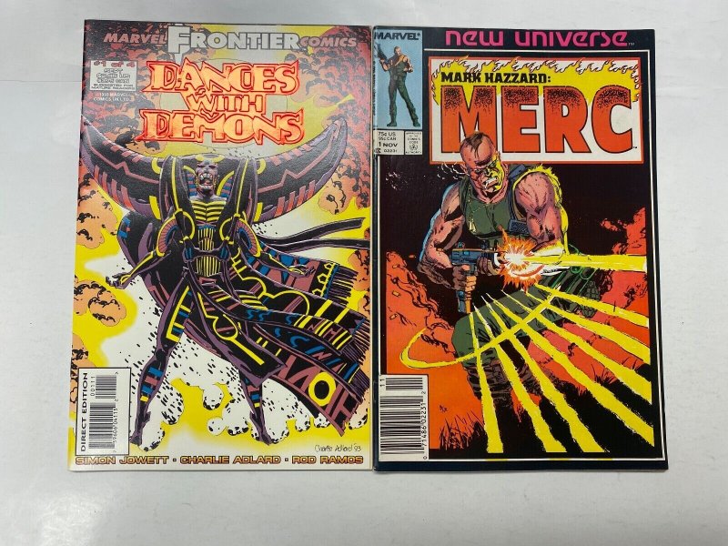 4 MARVEL comic books Sentinel #2 Darkness War #2 Dances Demons #1 Merc 92 KM11