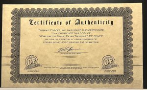 Warlord of Mars: Dejah Thoris #3 - Dynamic Forces Variant (2011) CGC 9.8