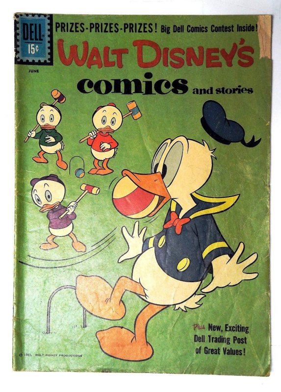 Walt Disney's Comics and Stories #249 (1961) Dell Donald Duck 1st Print Comic