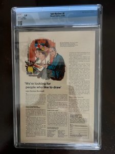 Sub-Mariner #8 (1968) - CGC 5.0 - Thing V Namor ! Iconic Cover!