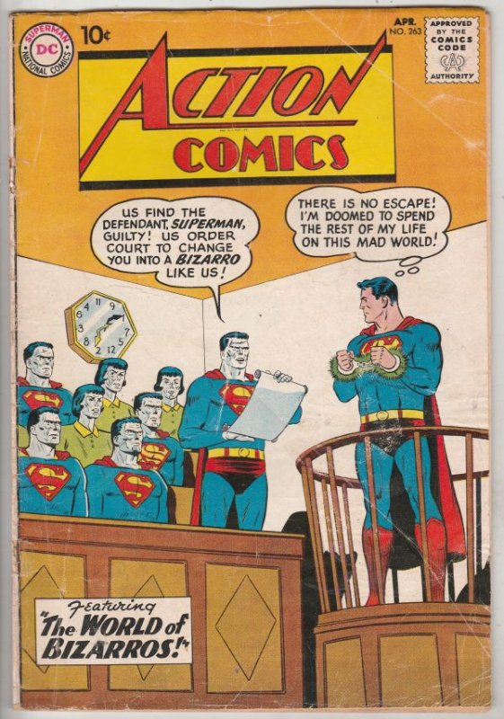 Action Comics #263 (Apr-60) VG Affordable-Grade Superman