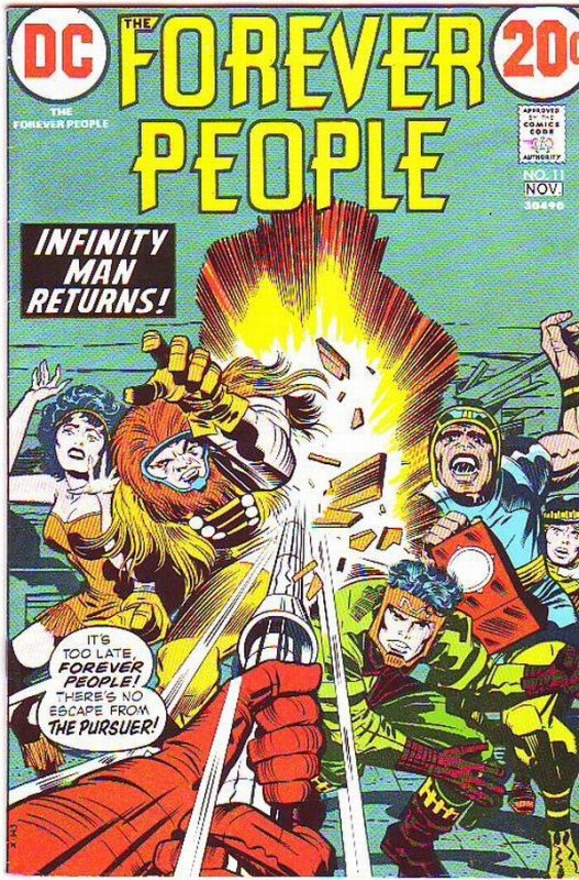 Forever People #11 (Nov-72) NM- High-Grade Big Bear, Beautiful Dreamer, Serif...