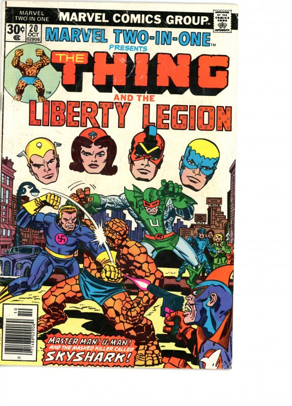 Marvel Two-In-One 20 G/VG  Liberty Legion