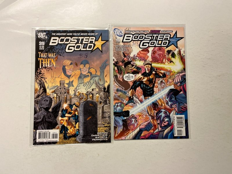 3 Booster Gold DC Comics Books #7 14 39 19 JW15