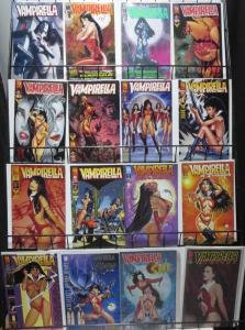 VAMPIRELLA GRAB-BAG! 30 ISSUES OF BLOOD AND BATHING SUITS! VF/+ Harris