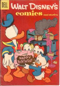 WALT DISNEYS COMICS & STORIES 195 VG  Dec. 1956 COMICS BOOK