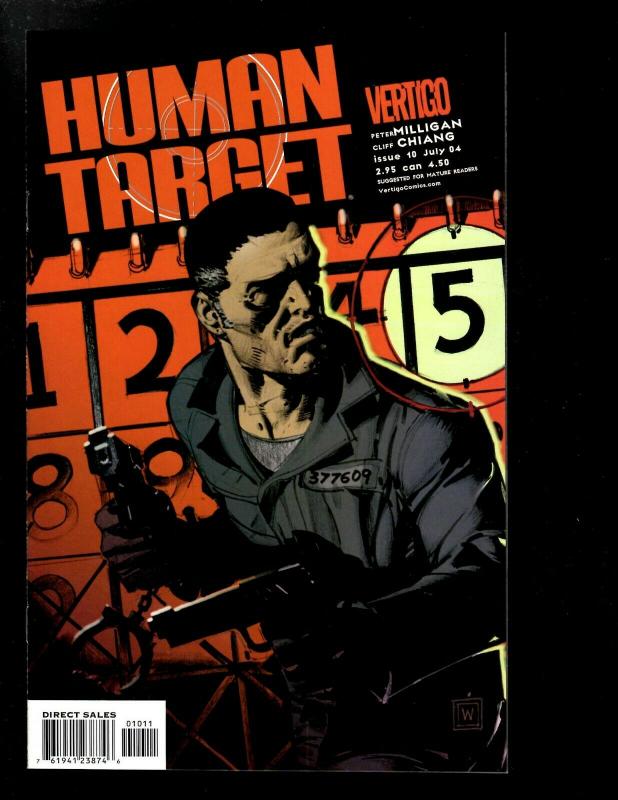 12 Human Target Vertigo Comics # 1 2 3 4 5 6 7 8 9 10 11 12  CE1