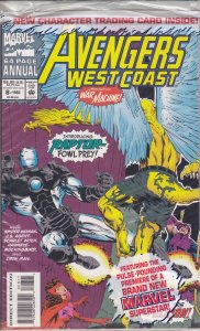Avengers West Coast Annual #8 (with card) VF ; Marvel