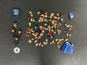 WWE AEW Mattel Elite Lot of 105 With Accessories