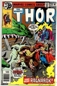 THOR #278 VF/NM God of Thunder Buscema Mjolnir 1966 1978, more Thor in store