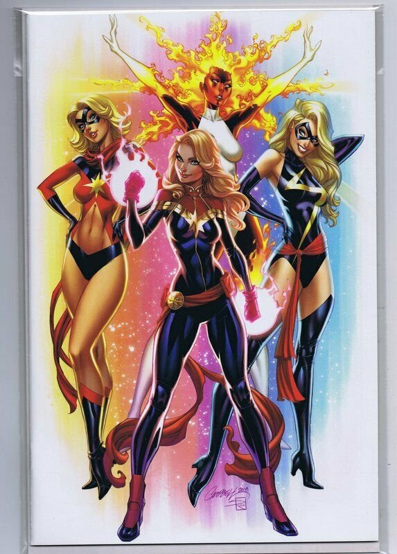 Captain Marvel #1 F J Scott Campbell Virgin Variant GGA JSC SEALED 