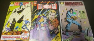 3PC DREADSTAR LOT (8.0) STARLIN!! 1989