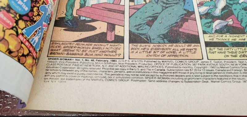 SPIDER-WOMAN #48 Gypsy Moth (1983) Marvel