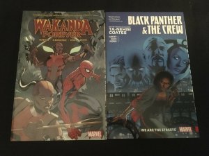 BLACK PANTHER Four Trade Paperbacks