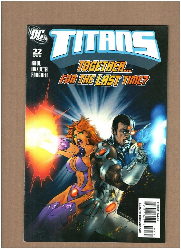 Titan #22 DC Comics 2010 Starfire & Cyborg VF 8.0 