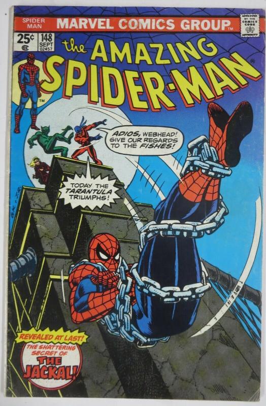 AMAZING SPIDER-MAN  #148 (Marvel,9/1975) VERY GOOD(VG) Tarantula! Conway & Andru