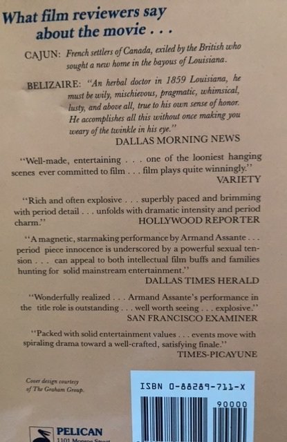 BELIZAIRE the Cajun, a novel, PITRE,1988