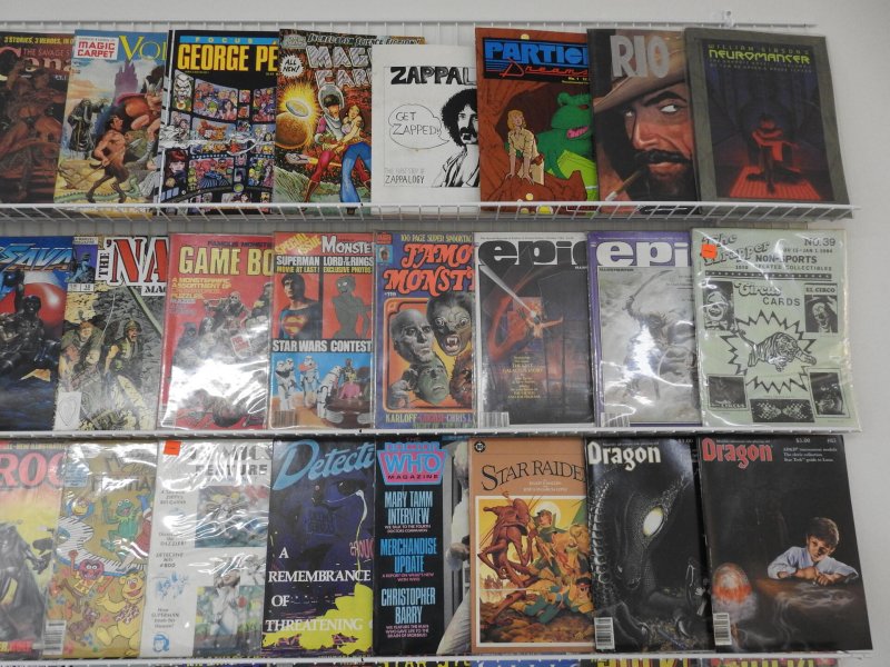 Huge Lot 100 Magazines W/ Hulk, Conan, Dragon, +More! Avg FN Condition!