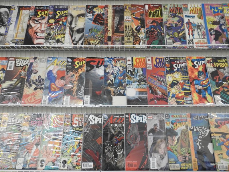 Huge Lot 120 Comics W/ Spider-Man,  Sabretooth, New Mutants+ Avg VF Condition!