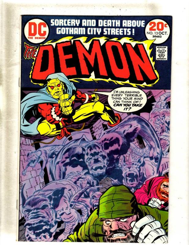 Lot Of 6 Demon DC Comic Books # 11 12 13 14 15 16 Jack Kirby Art 4th World FM1