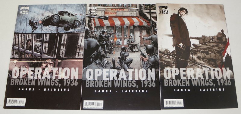 Operation: Broken Wings 1936 #1-3 VF/NM complete series TREVOR HAIRSINE wwii 2