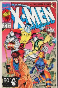 X-Men #1 Colossus and Gambit Cover (1991) X-Men [Key Issue]