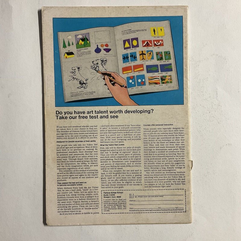 Silver Surfer 13 1970 VG very good 4.0 Marvel Bottom staple detached