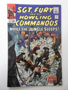 Sgt. Fury #17 (1965) VG+ Condition tape pull fc