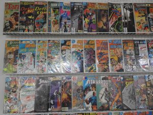 Huge Lot of 130+ Comics W/ Batman, Teen Titans, Superman Avg. VG/F Condition.