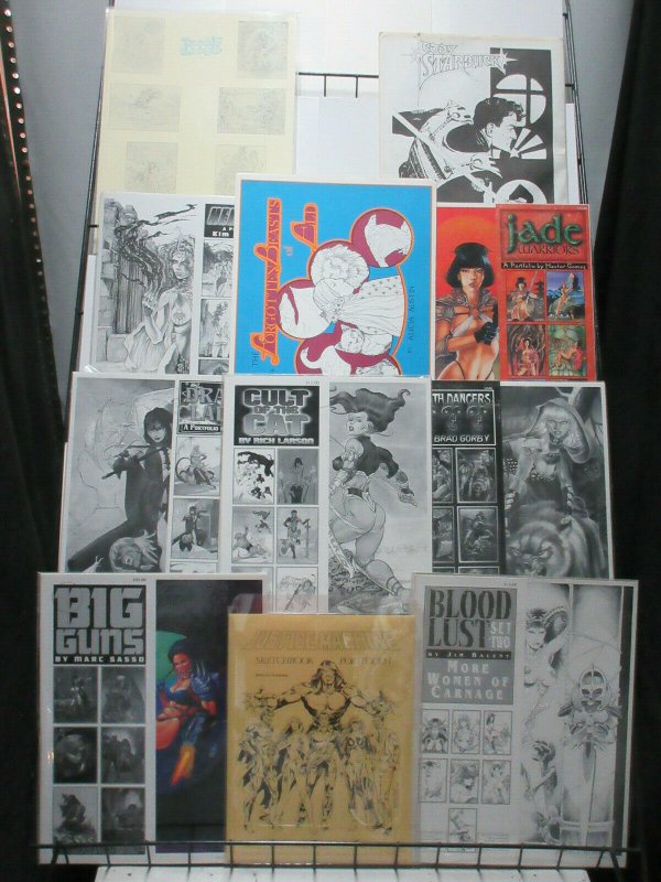 Fantasy Art Portfolios Lot of 20Diff Copper Age Pinup Girls Galore!