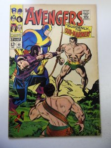 The Avengers #40 (1967) VG/FN Condition 1/4 spine split