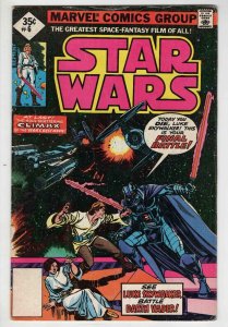 Star Wars #6 Vintage 1977 Marvel Comics Luke Skywalker vs Darth Vader Battle