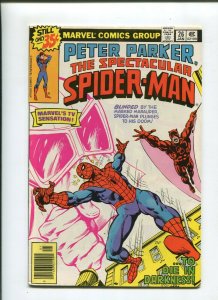 SPECTACULAR SPIDERMAN #26 (7.5) TO DIE IN DARKNESS!! 1979