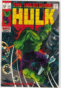 Incredible Hulk #111 (Jan-69) NM+ Super-High-Grade Hulk